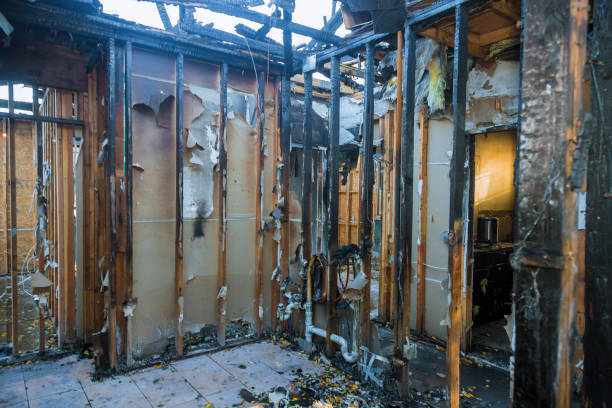 Professional Fire Damage Repair technician working in Parachute, CO